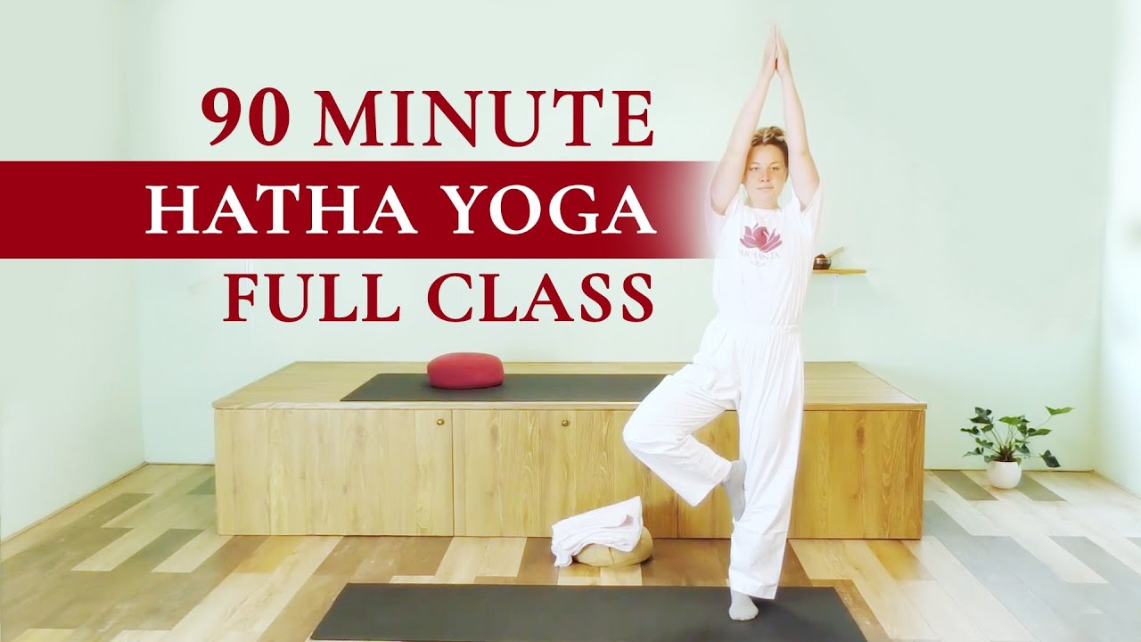 90 Min Hatha Yoga Full Class for All Levels | Arhanta Yoga
