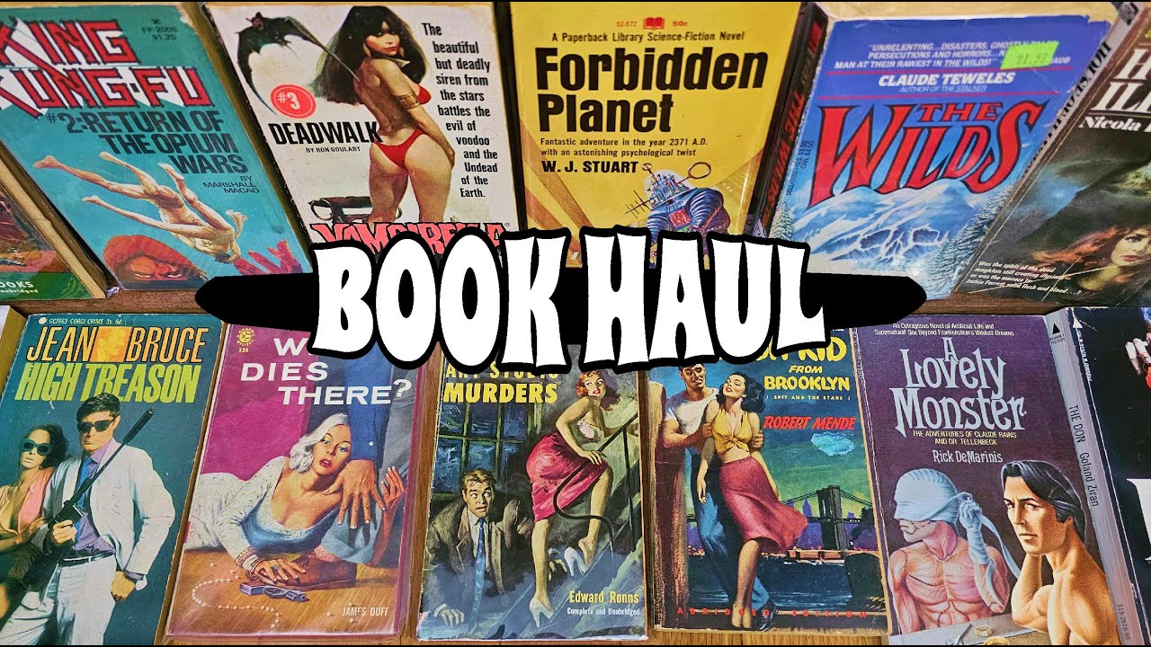 Book Haul- Jan- vintage paperbacks