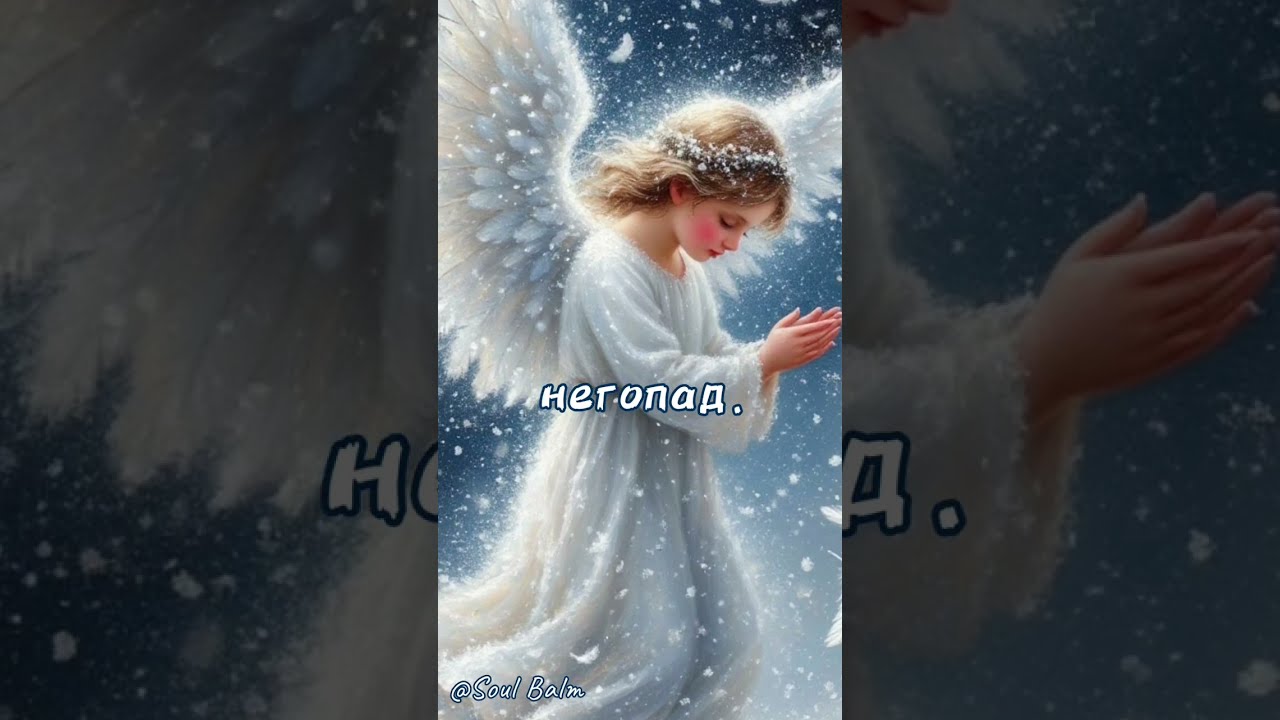 Ангел перьями рисует 👼Новый клип, песня-новинка 2025года 🎶❄️Для души 🤗🎶