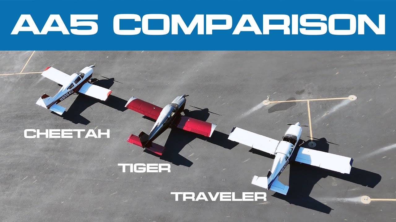 Grumman AA5 Comparison: Traveler vs Cheetah vs Tiger