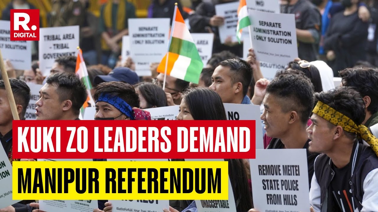 Kuki Zo Community Leaders Demand Separate Administration Be Carved Out Of Manipur