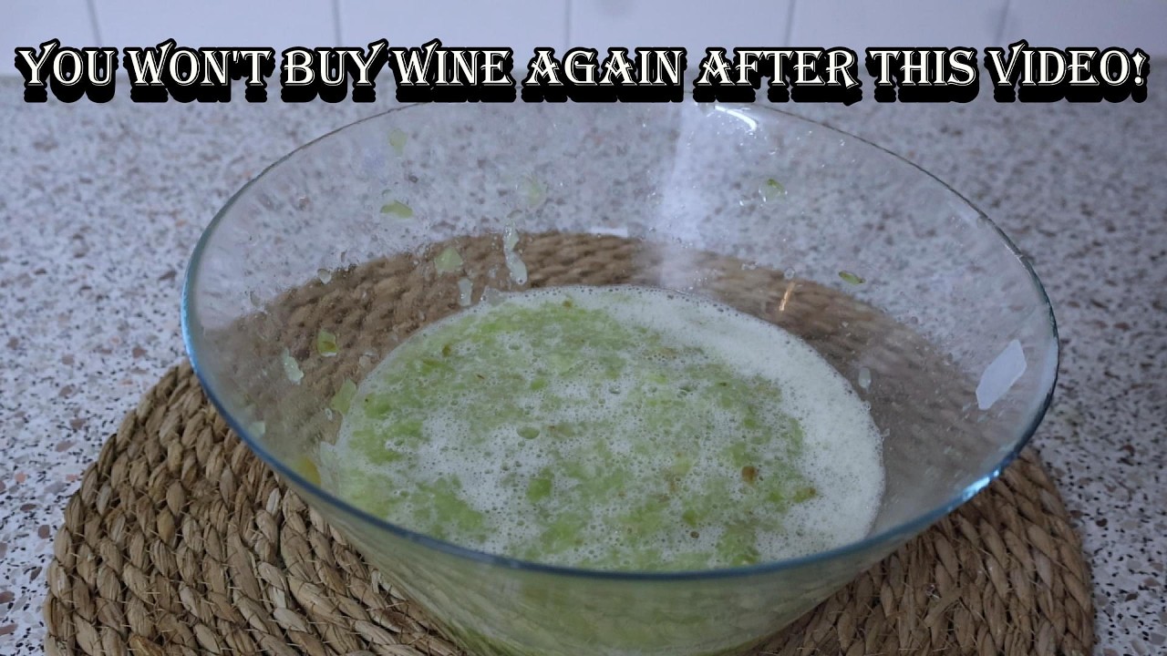 Do You Know That You Can Make Wine At The Comfort Of Your Home With Only Grapes, Watch This Video!!!