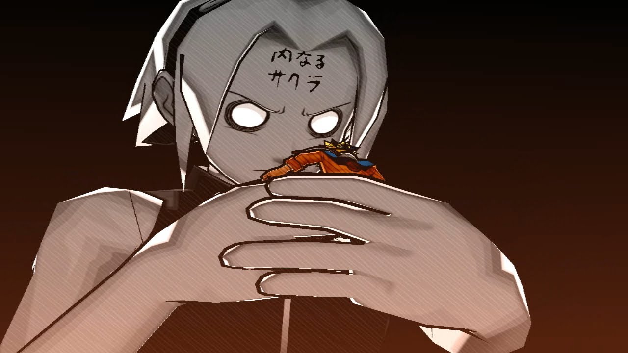 (PCSX2) Прохождение Naruto Ultimate Ninja 2, часть 46, Сакура против смущённого Наруто (выпуск Ге...