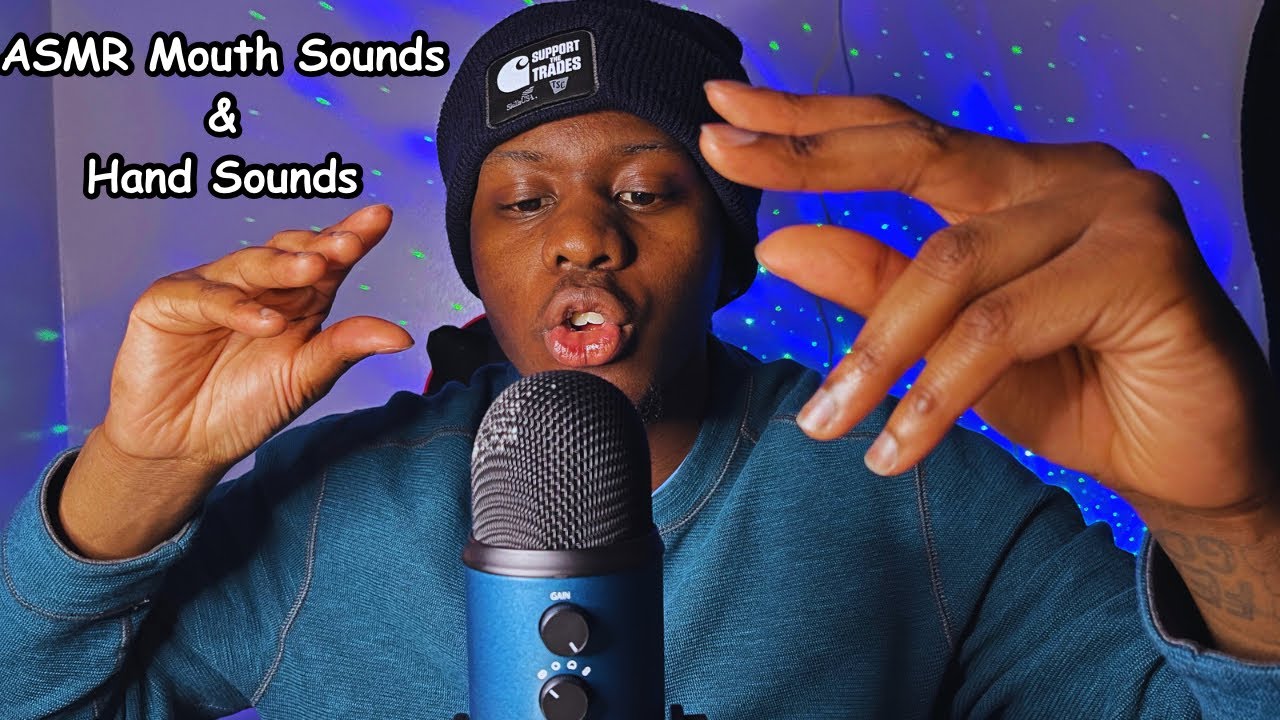 ASMR High Sensitivity Mouth & Hand Sounds!