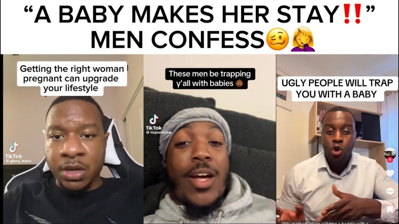 MEN ADMIT THEY “BABY TRAP” WOMEN 🤨🫣LADIES PROTECT YOUR WOMBS‼️🥴🤦‍♀️