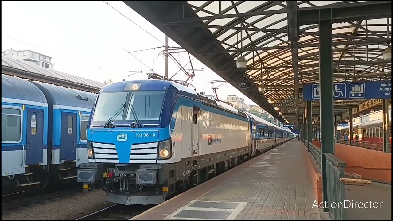 Nasazení ComfortJetu na EC Berliner 06.10.2024.Odjezd vlaku KŽC se Zamračenou