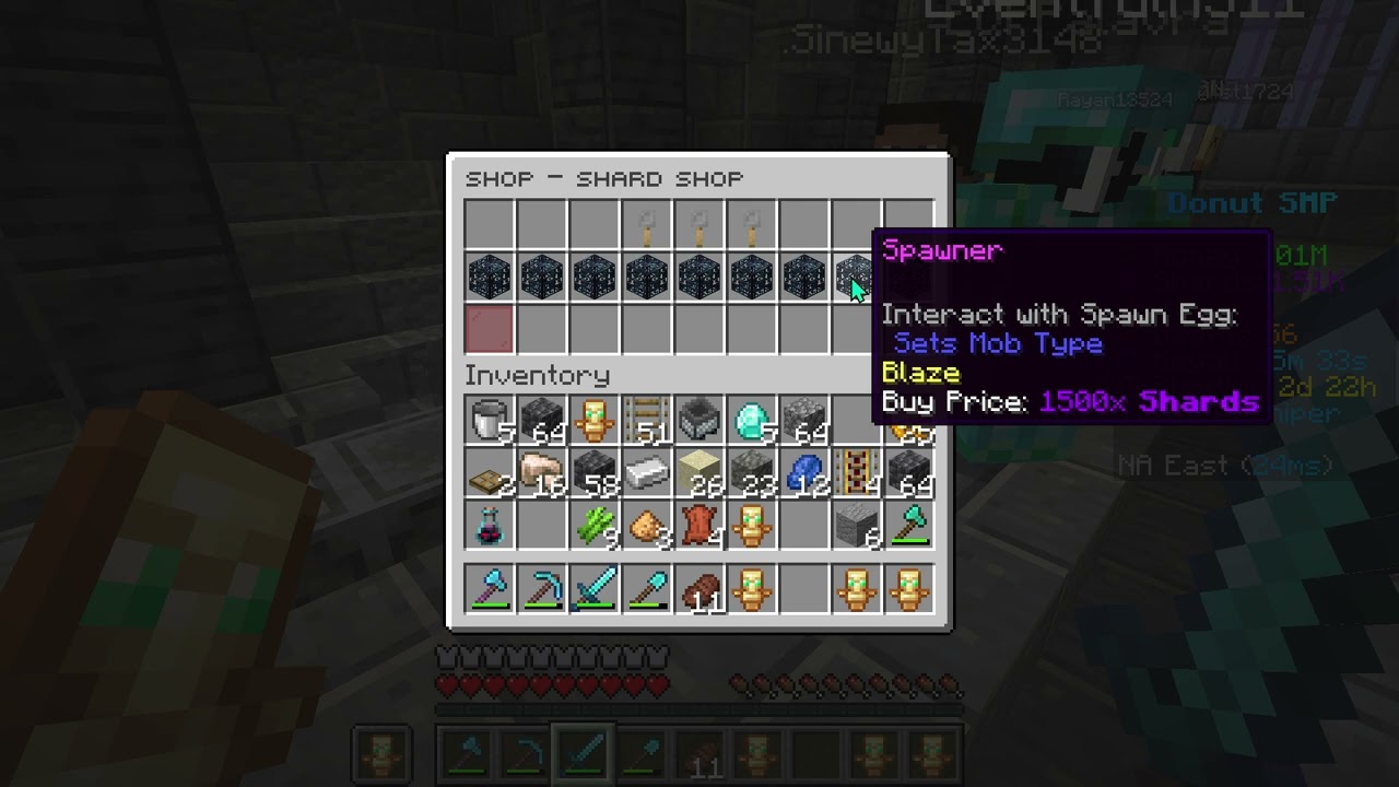 creeper spawner kopen donutSMP