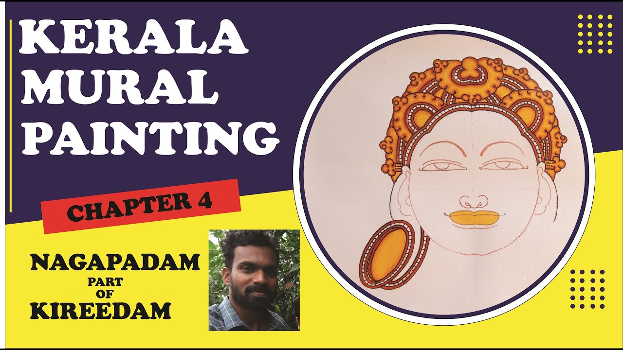 Kireedam Mural Painting/Kerala Mural Painting Tutorial/Mural Painting Ornaments/Traditionel Murals