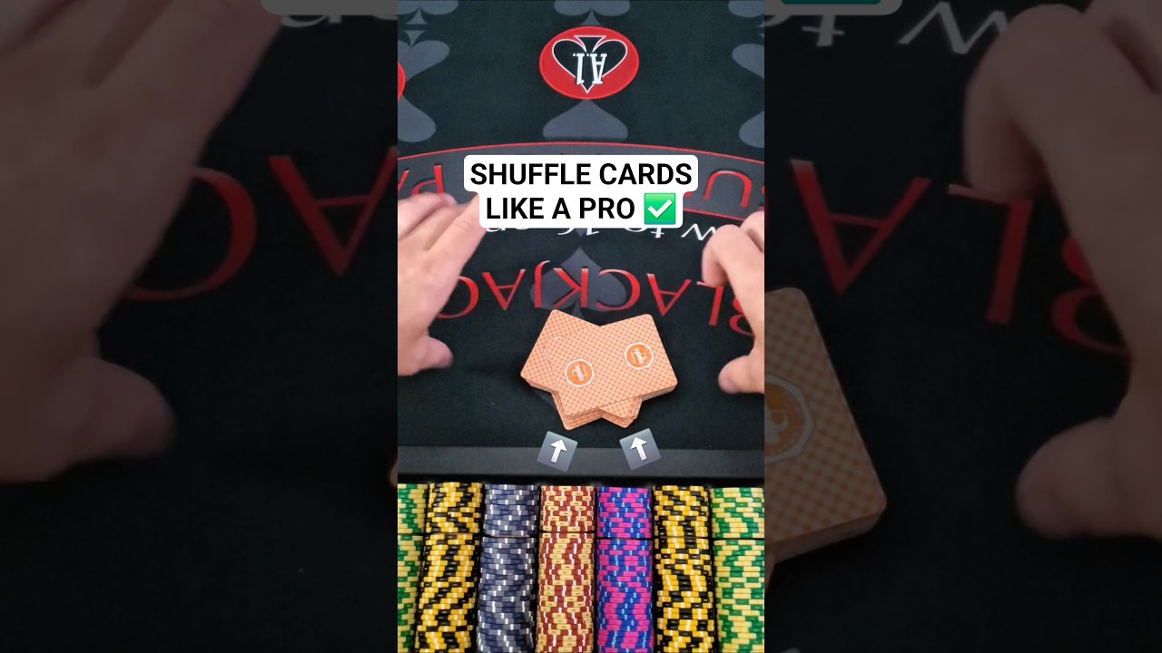How to Shuffle Cards Casino Style &spades;️❤️