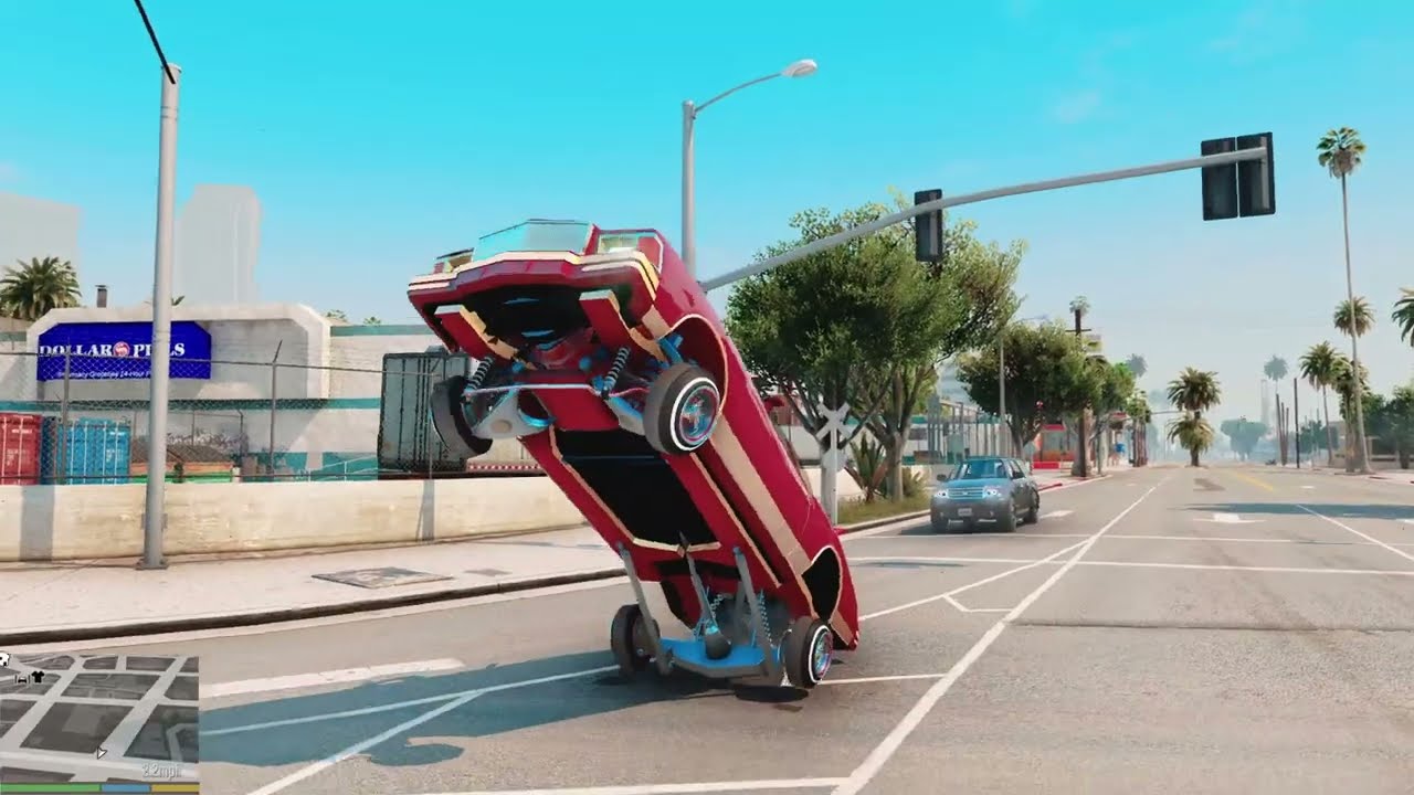 GTA 5 - 79 Monte Carlo LowRider Added Modkits