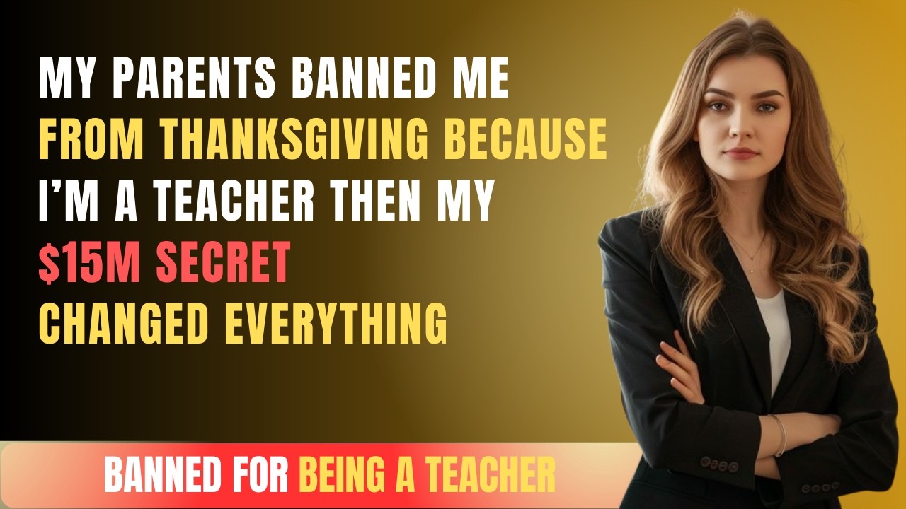 My Parents Banned Me From Thanksgiving Because I’m a Teacher—Then My $15M Secret Changed Everything