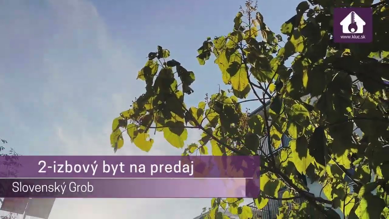 Hľadáte pohodlné bývanie neďaleko Bratislavy?  Navštívte s nami  nový 2-izb. byt v Slovenskom Grobe.