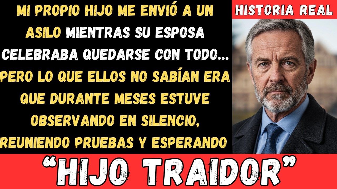 Mi propio hijo me miró a los ojos mientras me entregaba los papeles del asilo.