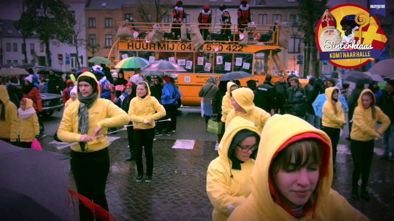 Intrede Sinterklaas komt naar Halle 2015