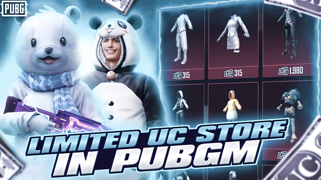 Limited UC Shop Event | 3000 Free Limited UC |+60 Permanent Outfits |+40 Permanent Gun Skin |PUBGM