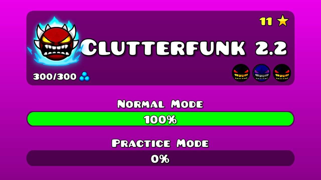 Я сделал Clutterfunk в версии 2.2 с помощью IMPOSSIBLE Coins
