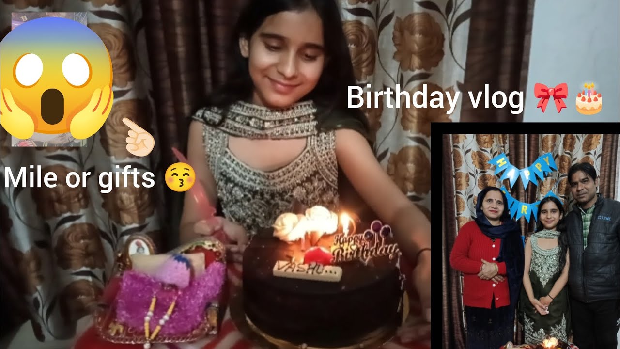 Finally birthday vlog 🎀🎂 kaisa lga comment m batana🫶🏻 #vashu #vlog  #birthday @vashu_dancestyle
