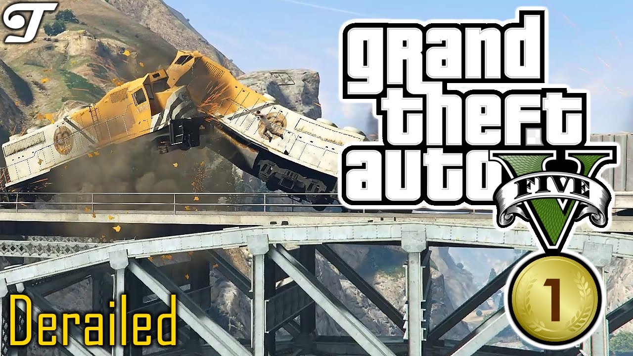 GTA 5 - Derailed [100% Gold Medal] | Grand Theft Auto V Gameplay Walkthrough