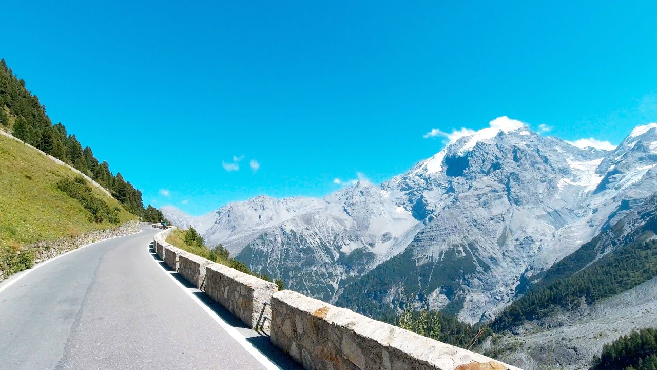 Austria, Italy & Switzerland Alps, Ötztaler Gletscherstraße, Passo dello Stelvio, BMW 1600 GTL 4K