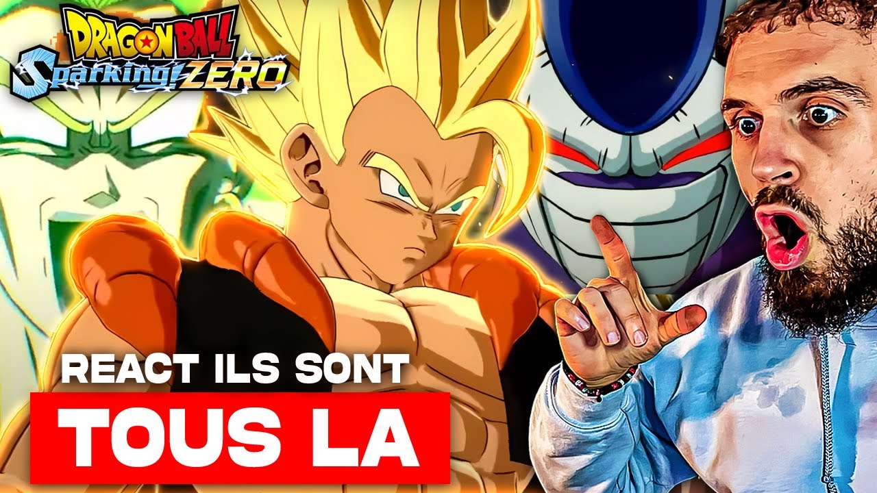 Le JEU de 2024 ! REACT FULL ROSTER DRAGON BALL : Sparking! Zero