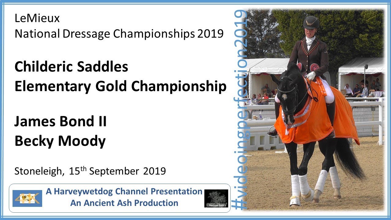 LeMieux National Dressage Championships: Becky Moody and James Bond II