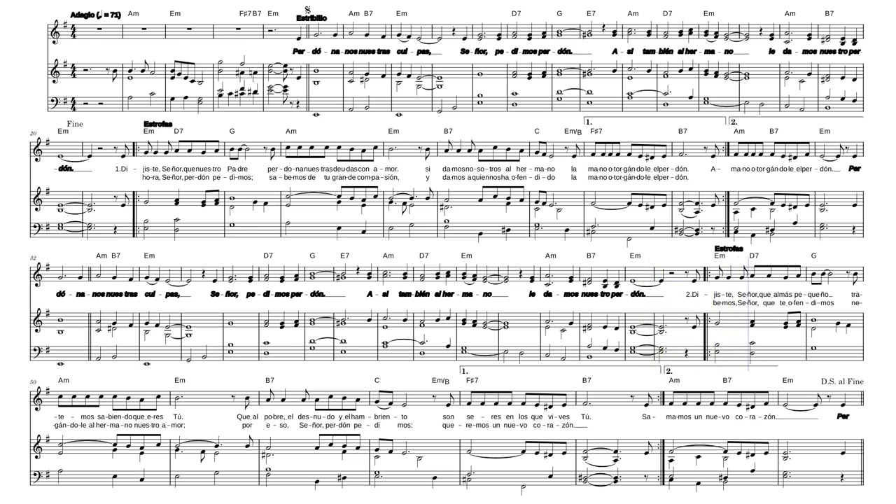 Perdonanos Nuestras Culpas (Joaquin Madruga) Arial by Joaquín Madruga