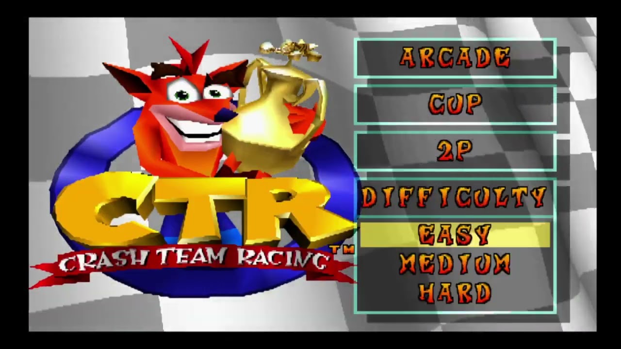 PS1 Multiplayer Crash Team Racing