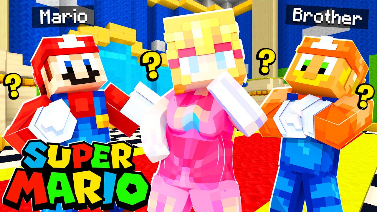 Who Is The FATHER Of Peach's BABY?! | Minecraft Super Mario | [164]