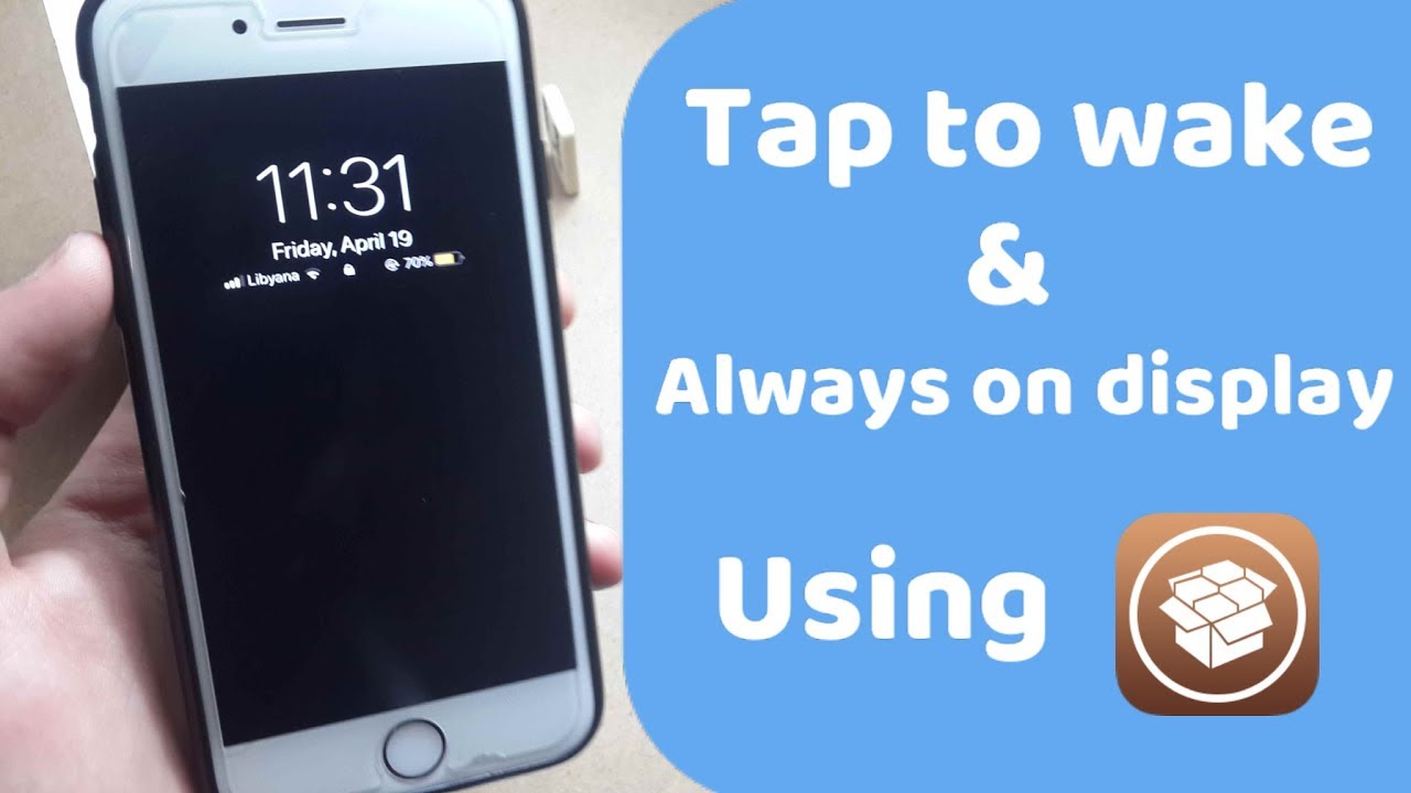 Tap to wake on IPhone 6/7/8 ios 12 tweak