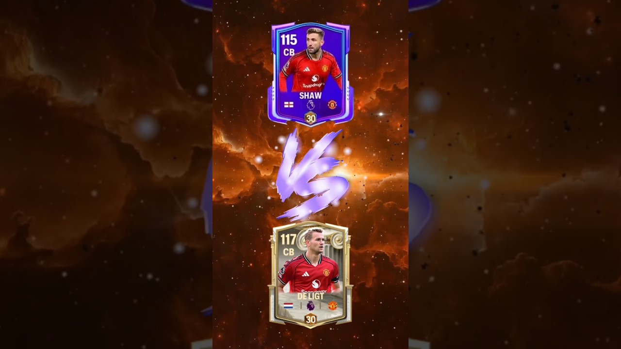 WHO IS BETTER??? Luke Shaw 110 CB 🆚 Matthijs de Ligt 112 CB