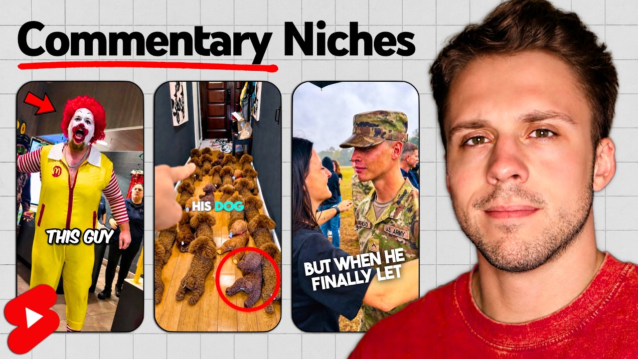 10 VIRAL Commentary Niches for YouTube Shorts