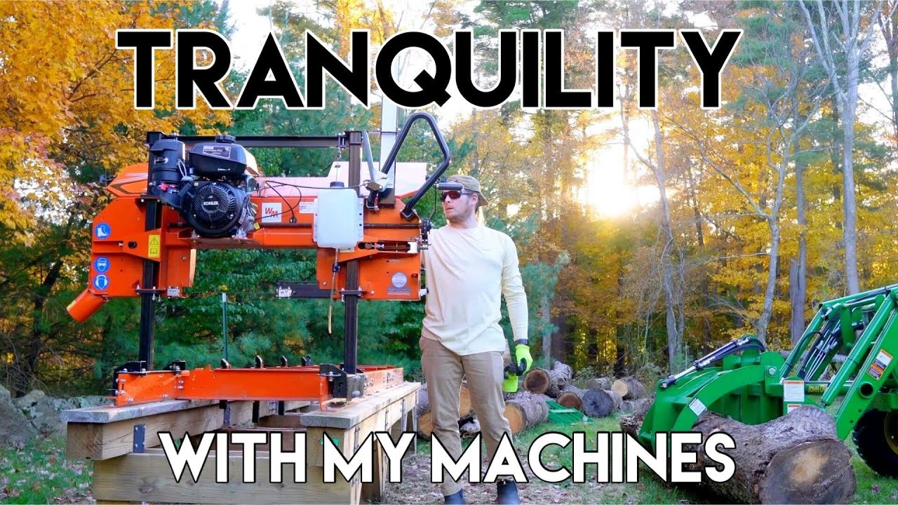 Woodmizer LX25, Portable Sawmill, Sawmilling in Autumn (Part 1)