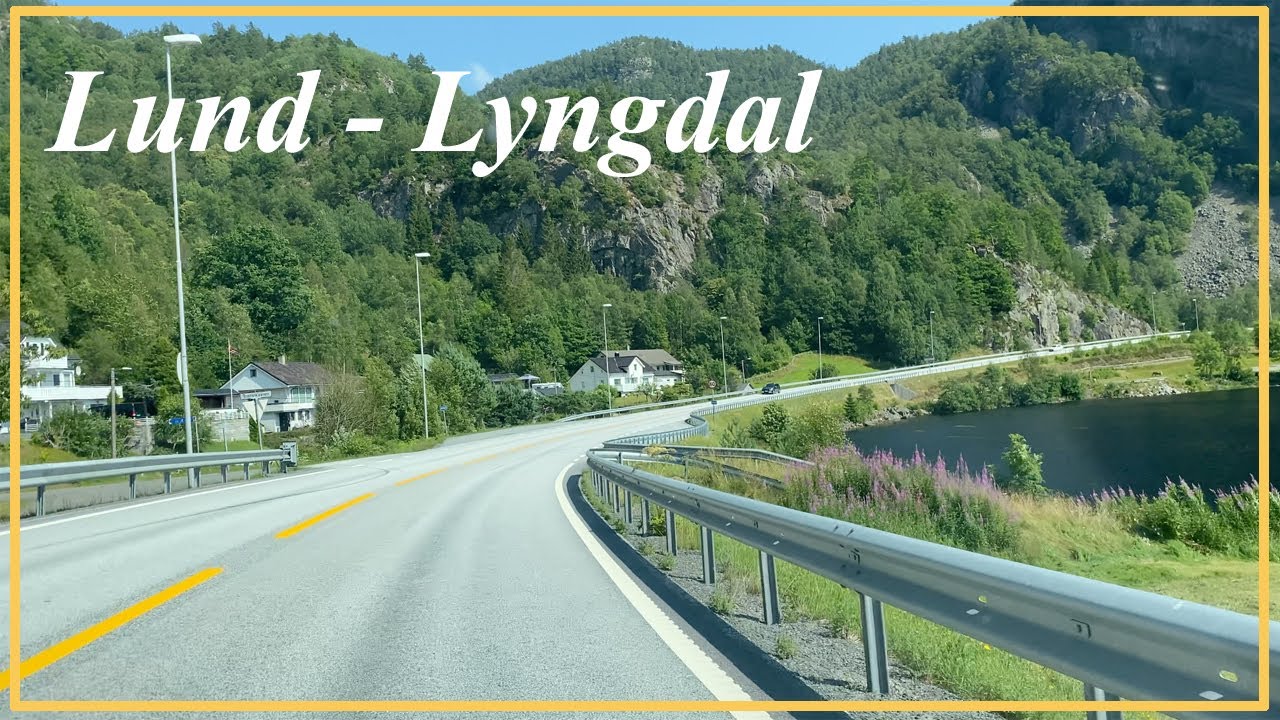 Biltur fra Lund til Lyngdal | Scenic Drive in Norway