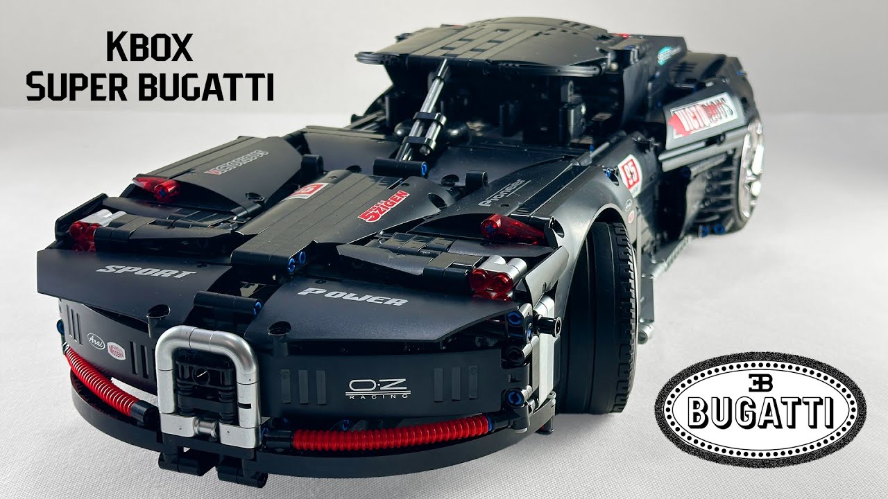 DECOOL KC011 Super Bugatti 1:10 Technic Series [4K 60FPS] - Fast Brick Build