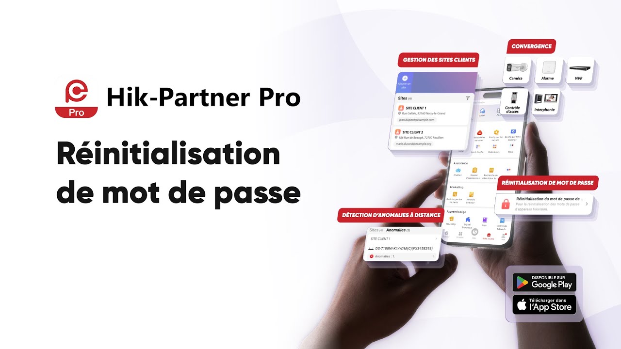 Hikvision France | Réinitialisation de mot de passe sur Hik-Partner Pro