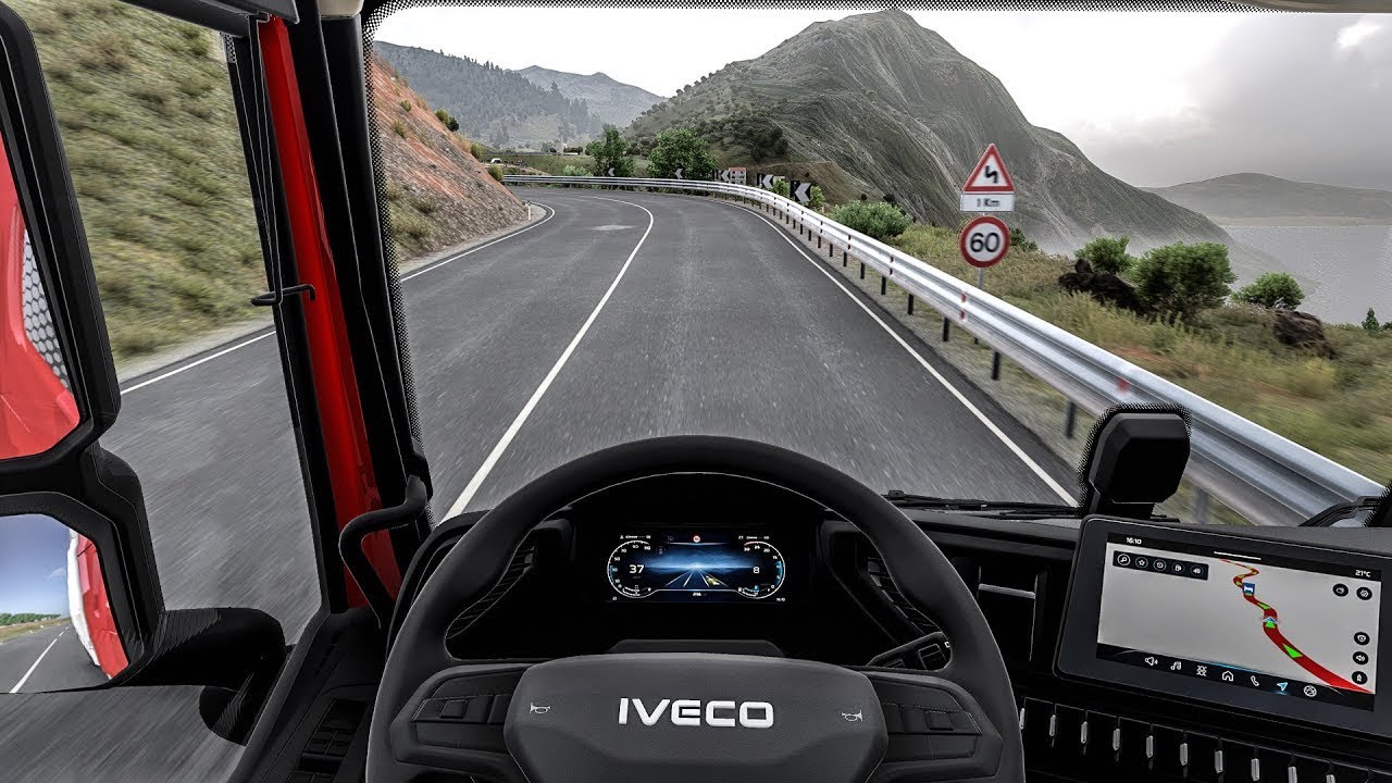ETS2 2К, ULTRA GRAPHICS Таллин - Вальядолид №2