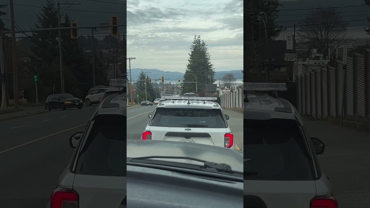 Blowing train horn at cop