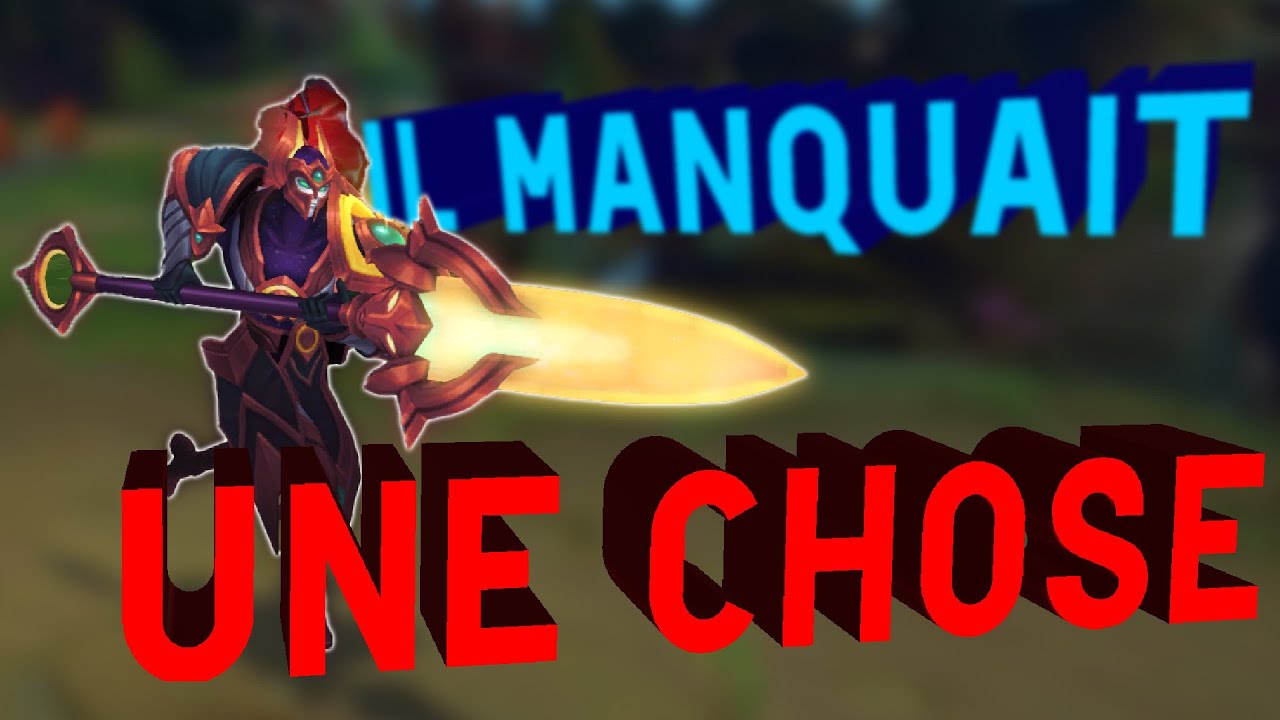 Je me suis trompé sur Xin Zhao Top