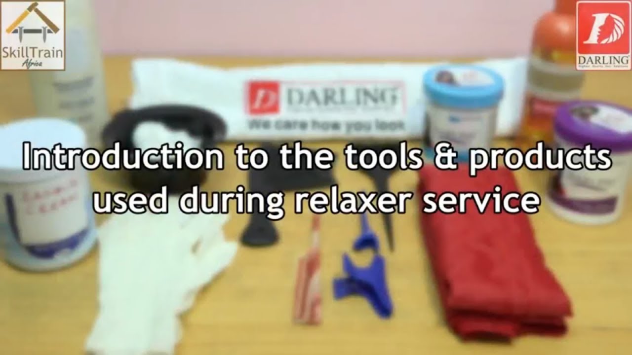 #34 Introduction to the tools & products used during a relaxer service (English)