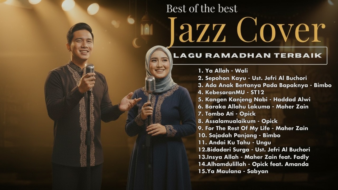 Lagu Religi Indonesia Terbaik 🌙 Jazz Cover Paling Menenangkan | Playlist Ramadhan Ungu, Opick, Bimbo