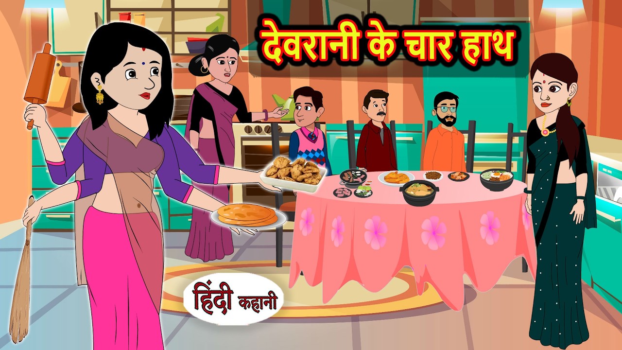 देवरानी के चार हाथ | Bedtime Stories | Moral Story | Fairy Tales | Storytime | Stories in Hindi