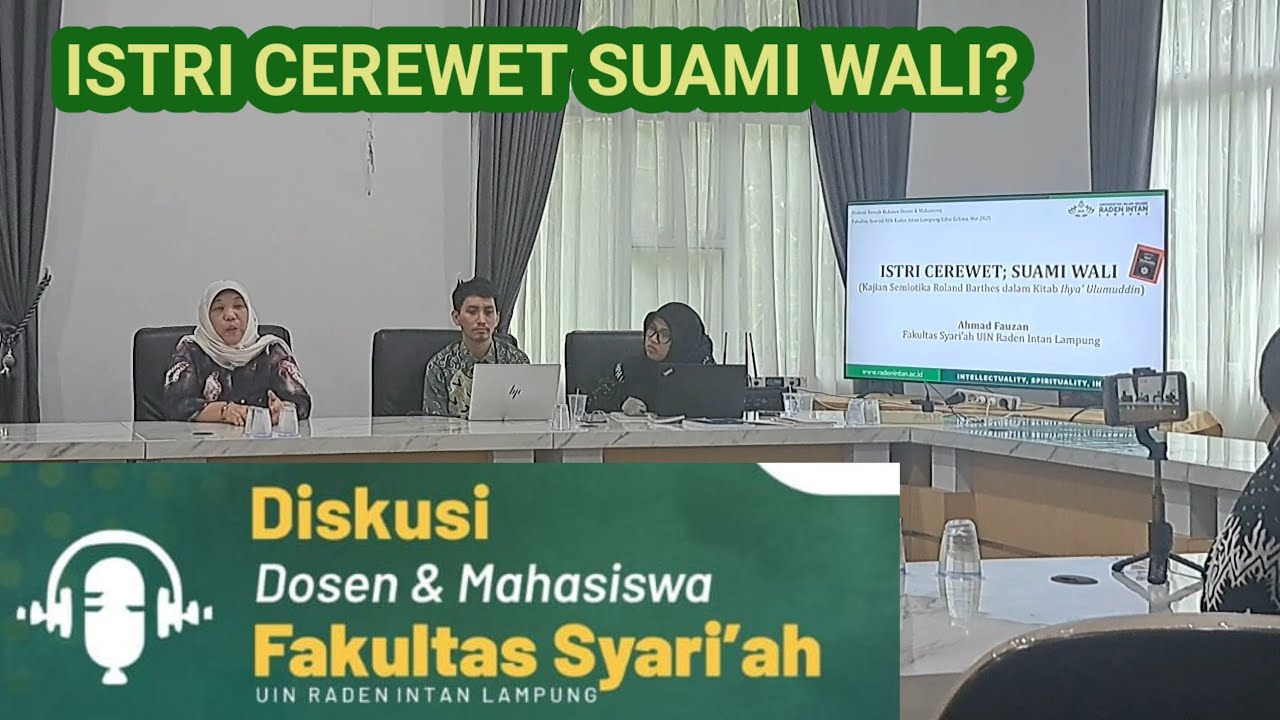 ISTRI CEREWET SUAMI WALI ? DR. Ahmad Fauzan, M.H.I