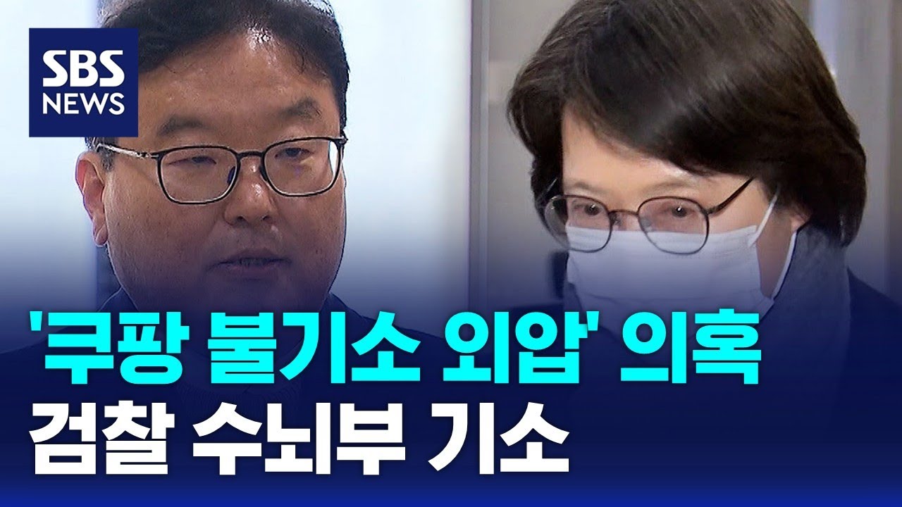 '쿠팡 불기소 외압' 의혹 검찰 수뇌부 기소 / SBS