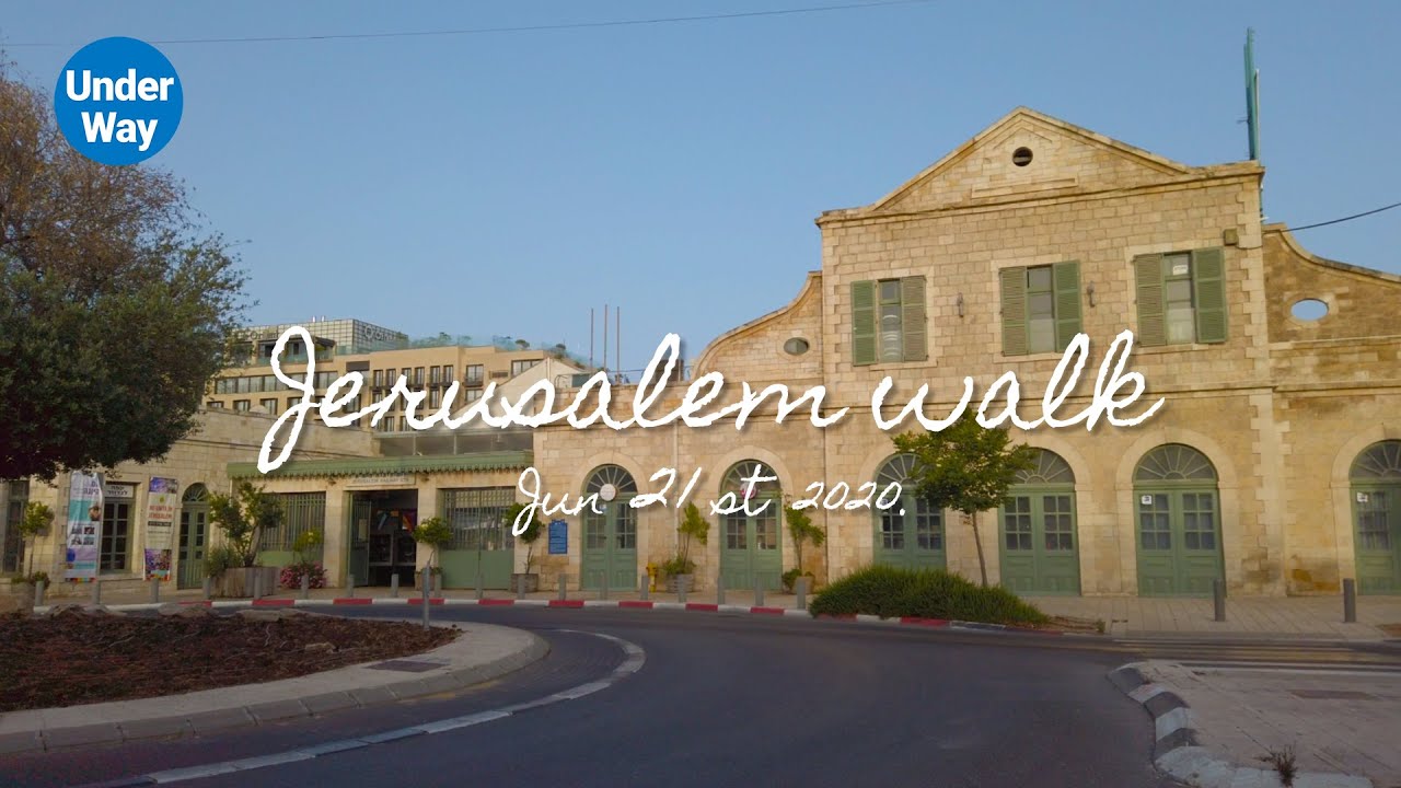 [4K] Walking Tour Jerusalem Morning (Jun 21, 2020)  - The Western Wall / Via Dolorosa St. (Old City)