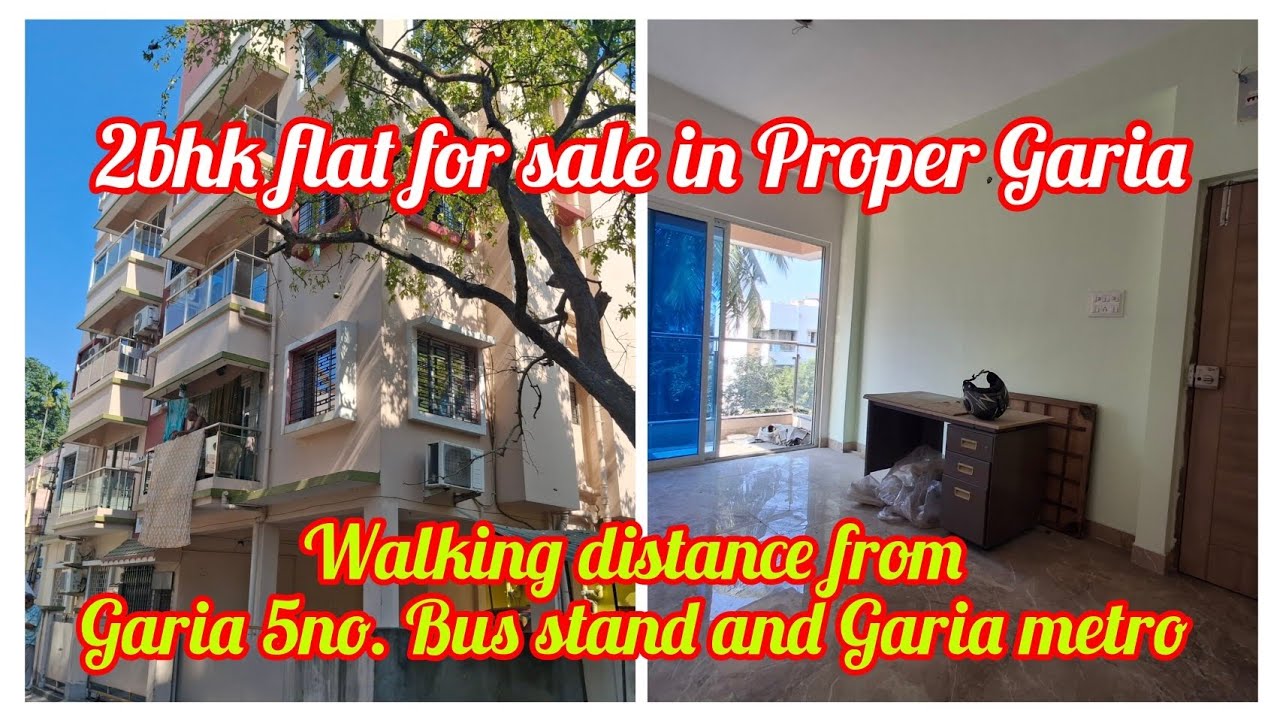 2bhk flat for sale in Proper Garia, Walking distance from Garia 5no. Bus stand and Garia metro. 