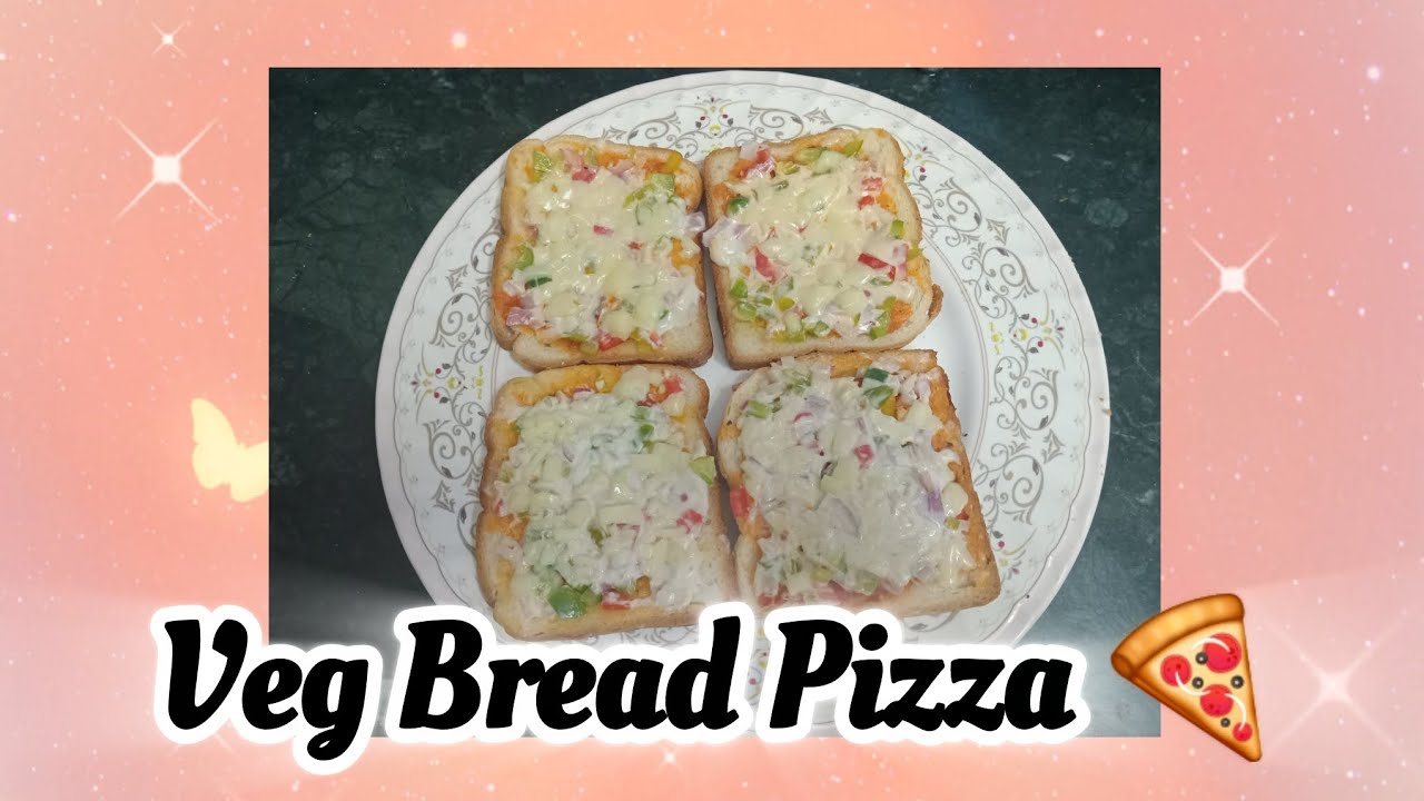 Veg Bread Pizza | Pizza recipe |