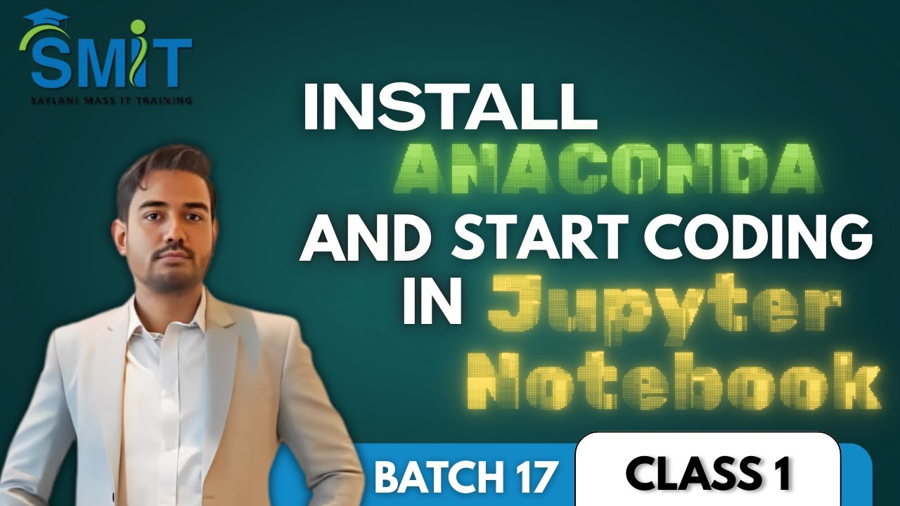 Install Anaconda & start coding in Jupyter Notebook | BATCH 17  #pythonforbeginners #installanaconda