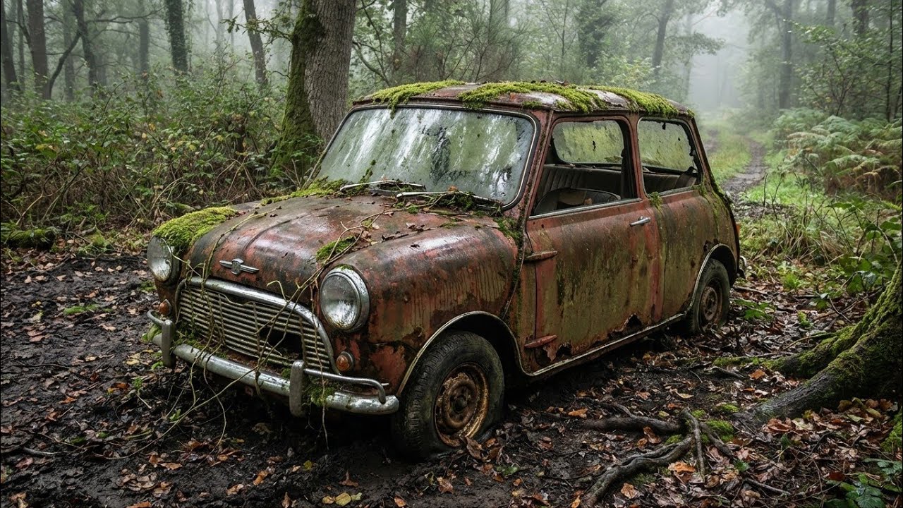 Abandoned Mini Morris Found in a Junkyard – I Bought It Anyway 😱 | ASMR Restorasi