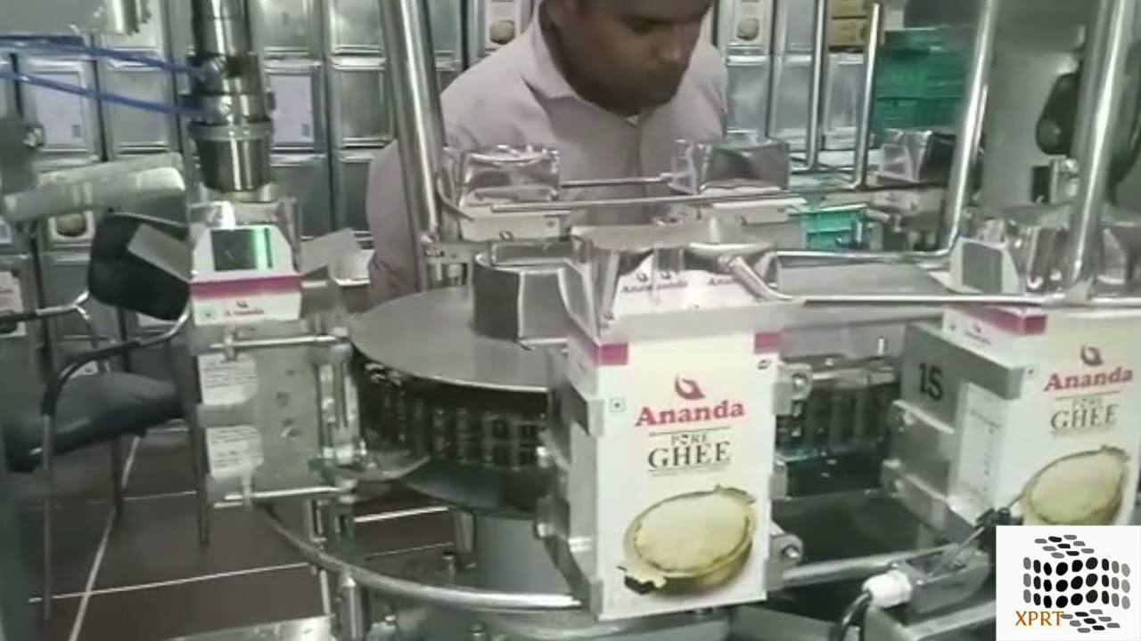 High Speed Lined / Ceka Carton Ghee Packing Machine