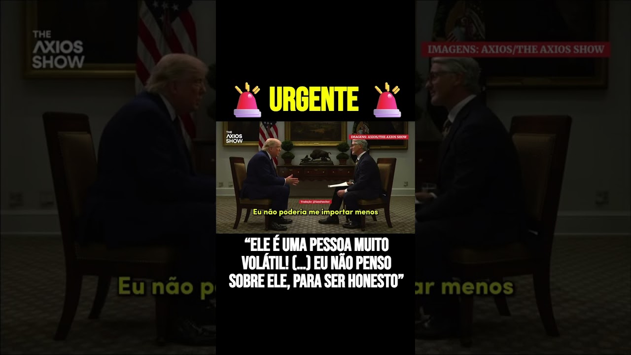 Trump diz que discurso de Lula no G7 &eacute; &ldquo;vol&aacute;til&rdquo; e afirma que n&atilde;o liga para ele!